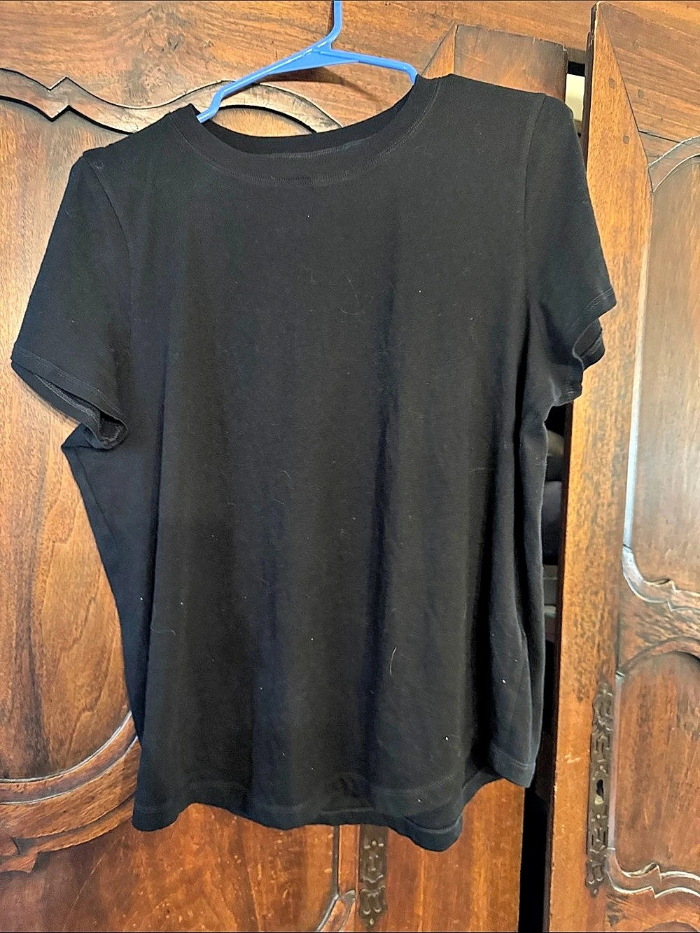 Madewell Softfade Cotton Crewneck Tee Black Short Sleeve Small